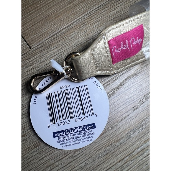 Packed Party Removable Red Confetti Purse Strap NWT - Picture 4 of 7